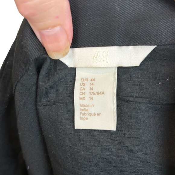 H&M Southwestern print mini skirt, size 14, fringe, sequins/beads - Picture 8 of 16